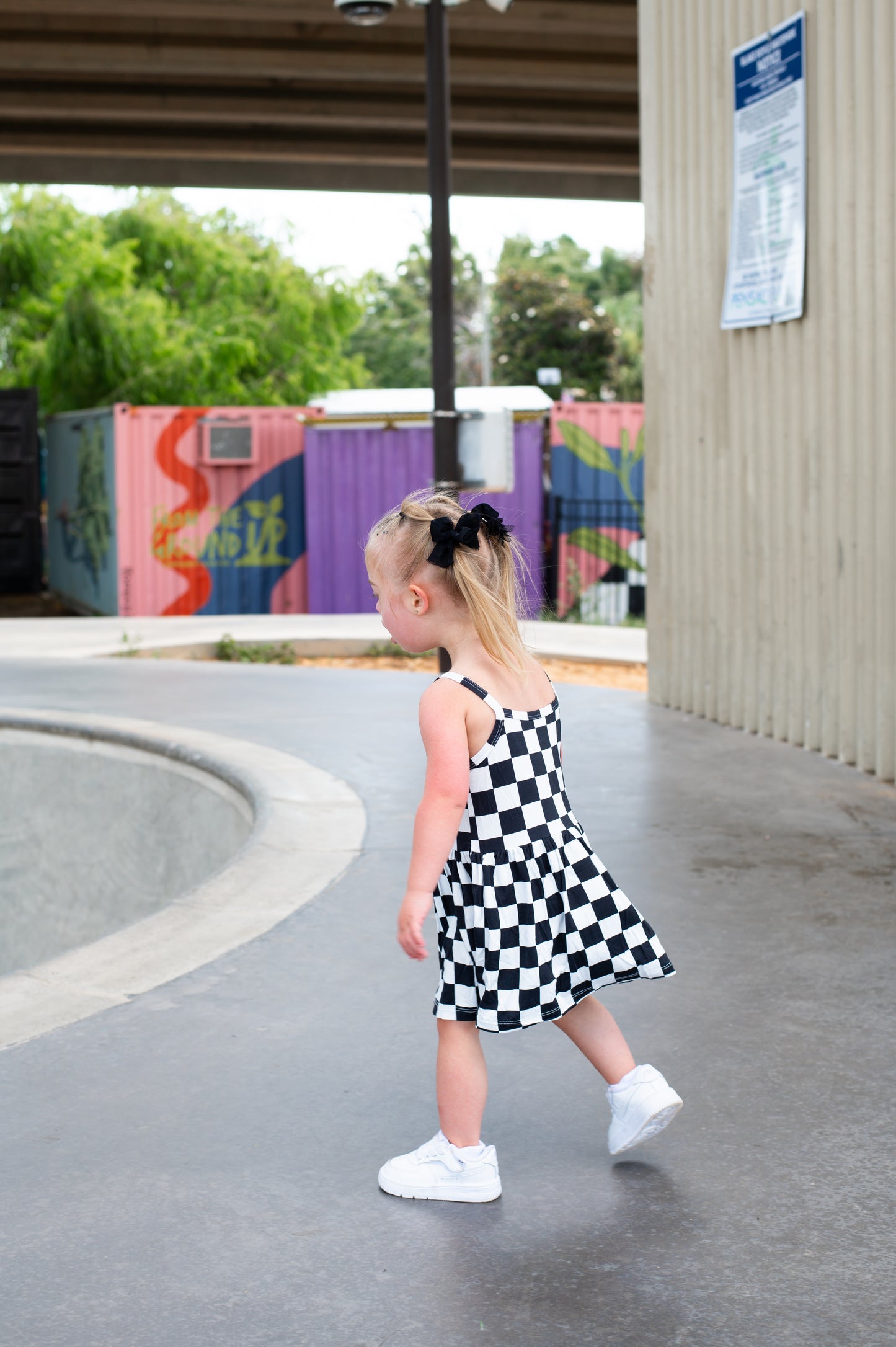 Rebel Grid Bodysuit Twirl- Tiny Rebel RTS