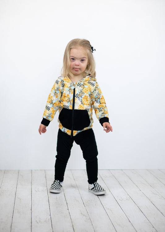 Little Honeys Kids Hooded Zip Up- Fly RTS