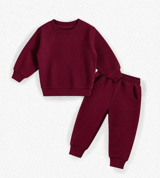 Chardonnay Ribbed Jogger Set - Holly Jolly - Pre-Order