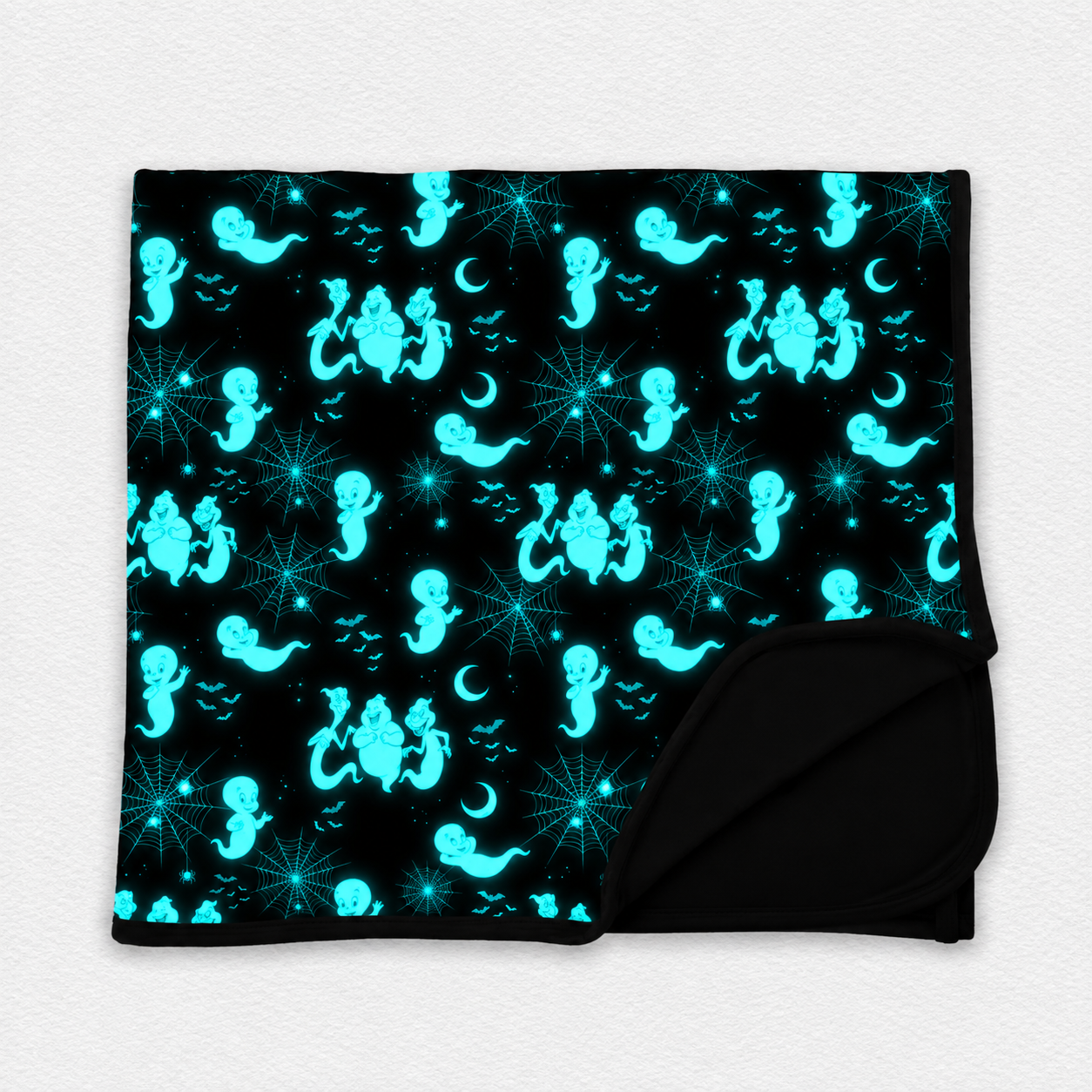 *Glows In The Dark* Friendly Glow Blanket- Ghost Pre-Order