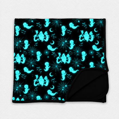 *Glows In The Dark* Friendly Glow Blanket- Ghost Pre-Order