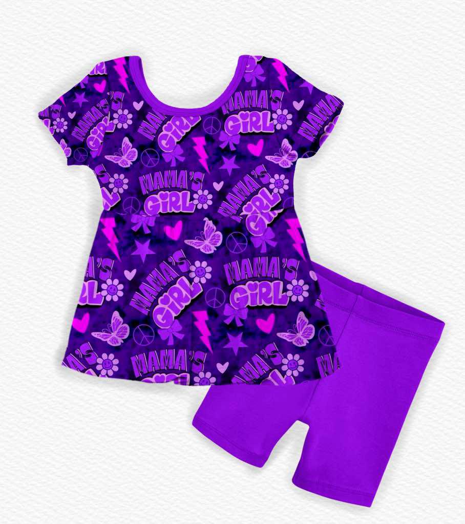Mamas girl peplum set preorder