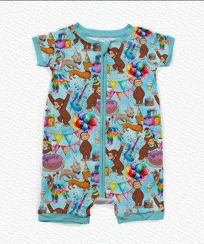 JJ’s Birthday Monkey Shortie