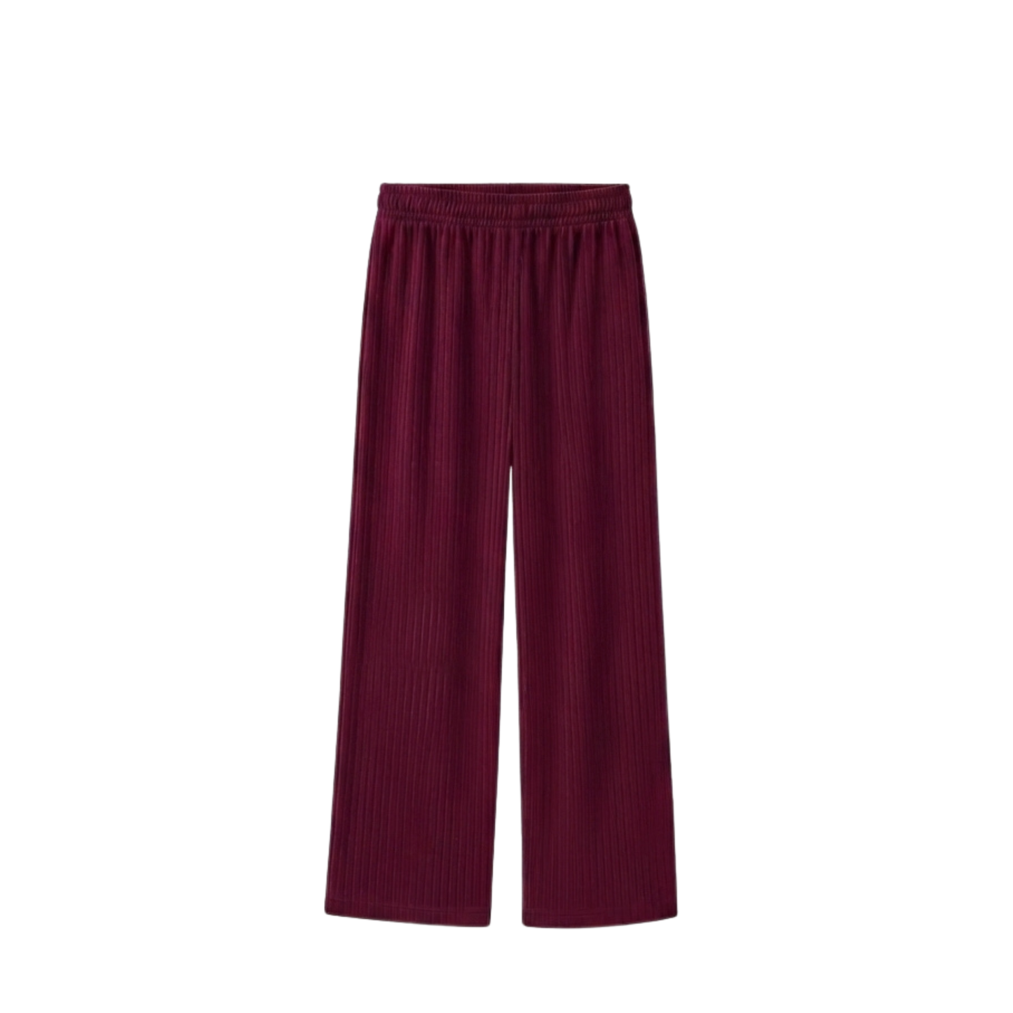 Chardonnay Ribbed Straight Leg Pants- Holly Jolly Pre-Order