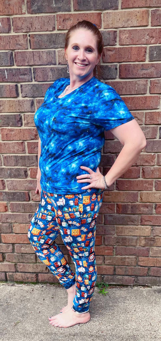 Starry night adult tee