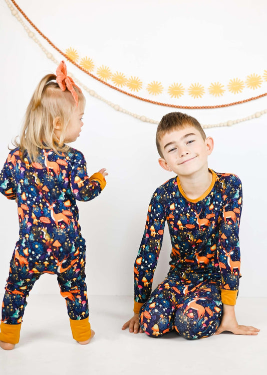 Mystical Forest Long Sleeve/Pant Pj Set- Fall RTS