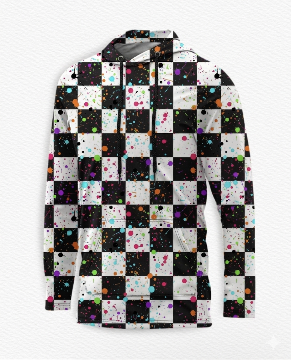 Rebel Raceway Adult Hoodie- Splatter LF RTS