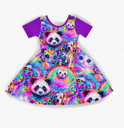 90’s party! Pre order bamboo girls dress