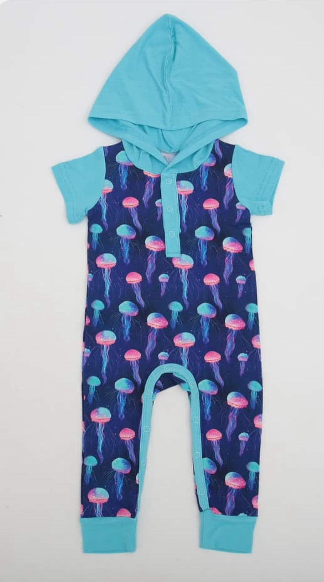 Pre sale~So Jelly ~ Kids Bamboo hooded romper is