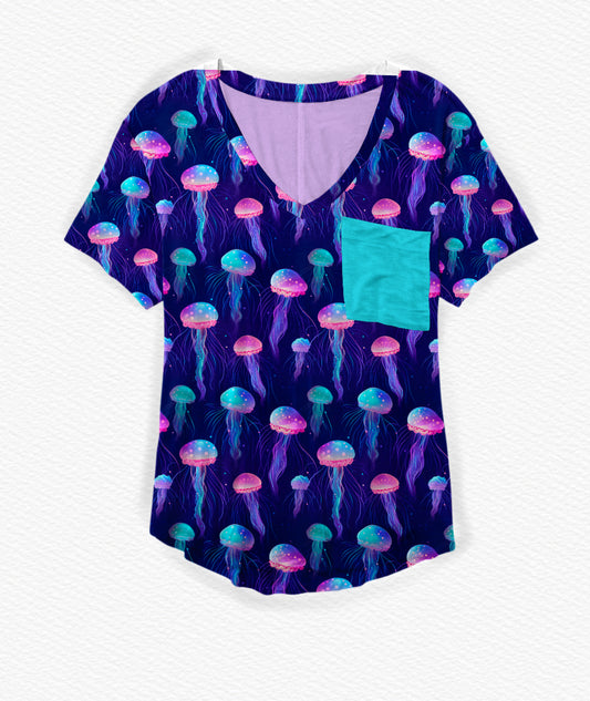 So jelly ! Pre sale bamboo adult pocket tee