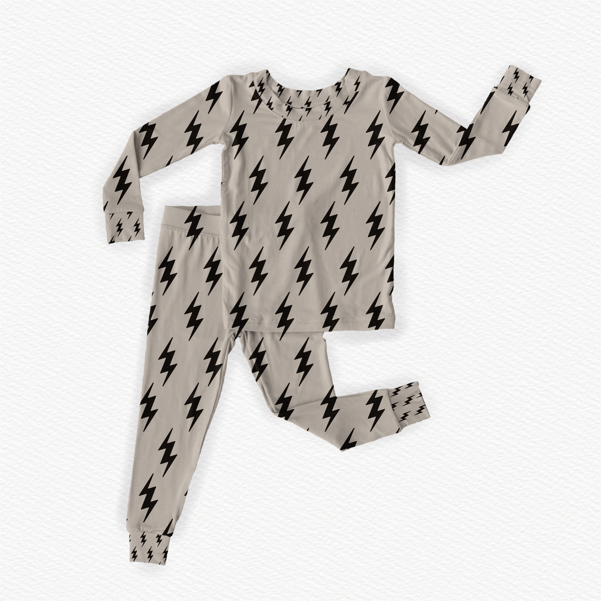 Wild Strike Long Sleeve/Pant w Fold Over Feet Pj Set- Tiny Renegade Pre-Order