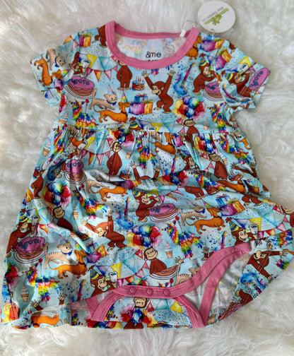 JJ’s Birthday Monkey Bodysuit Twirl