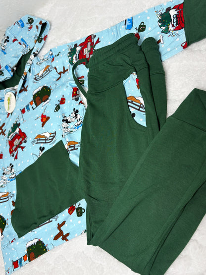 Alpine Mickey Hoodie/Jogger Set- Xmas RTS