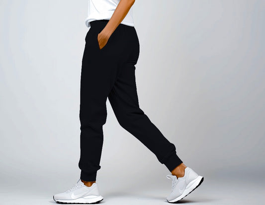 Joggers, solid black- pre order