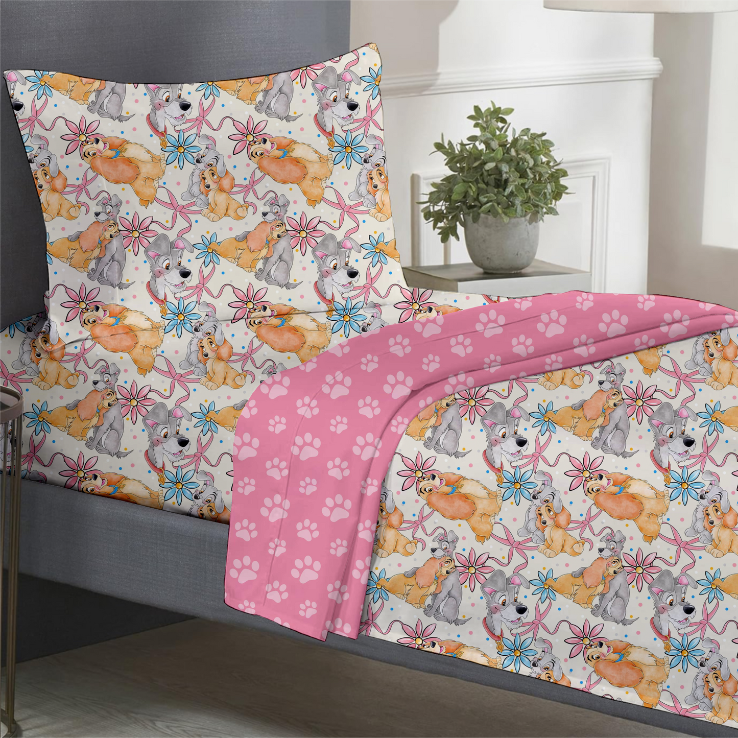 Puppy Love Full/Twin Bed Set- Bedding Pre-Order