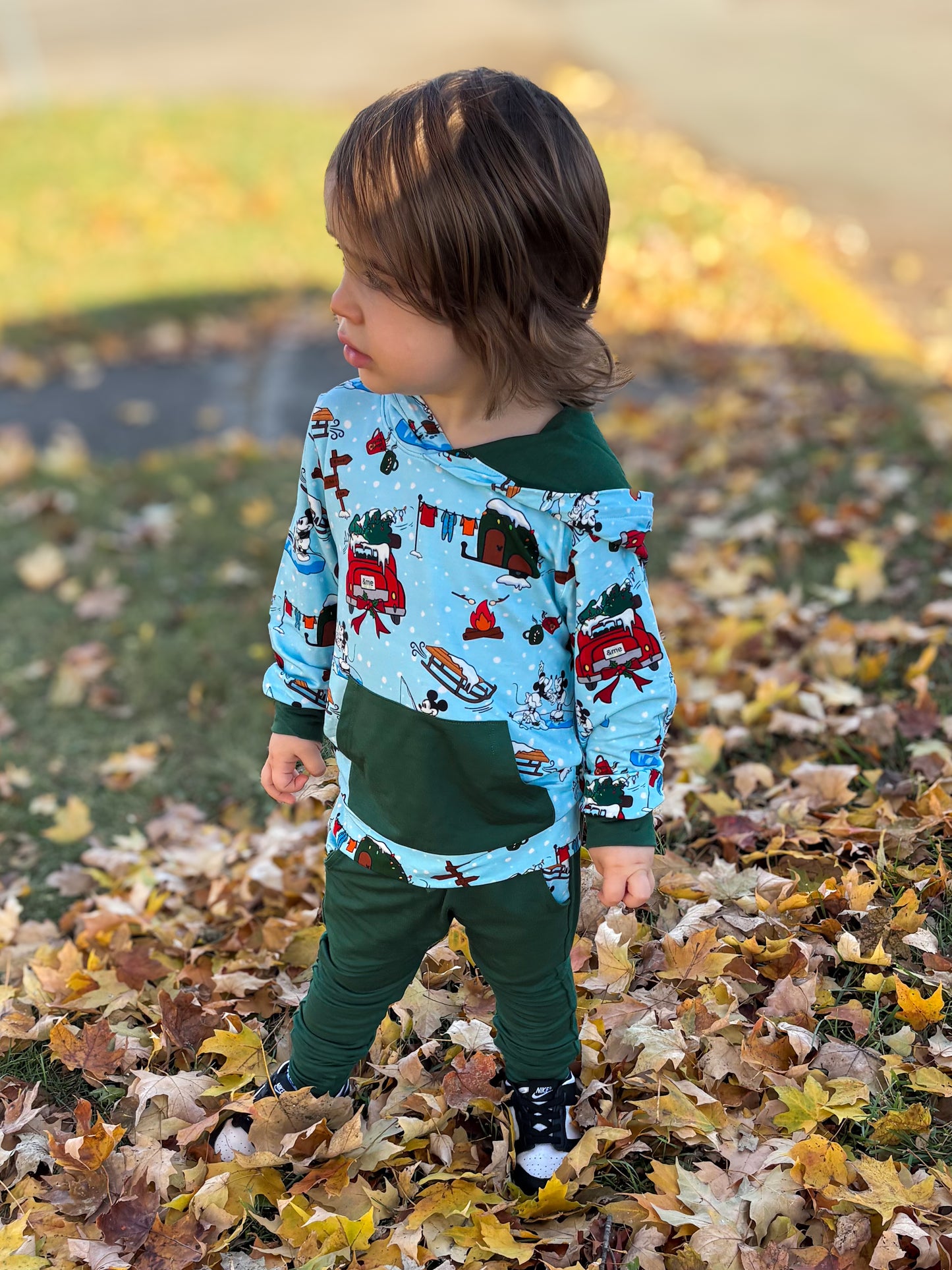 Alpine Mickey Hoodie/Jogger Set- Xmas RTS