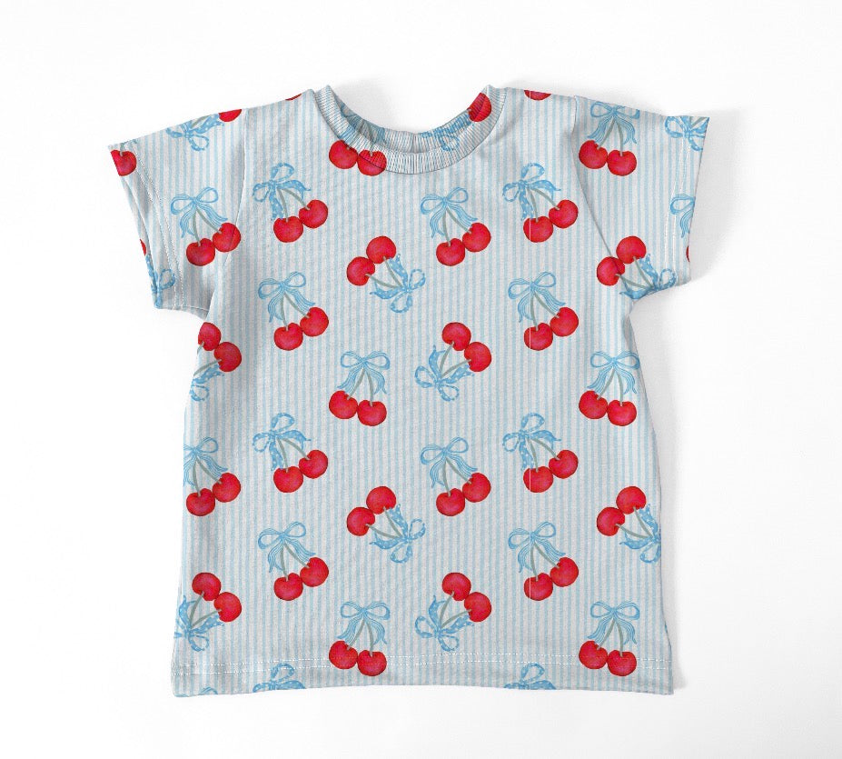 Cherry Jubilee Women’s Oversized Tee- 4OJ RTS