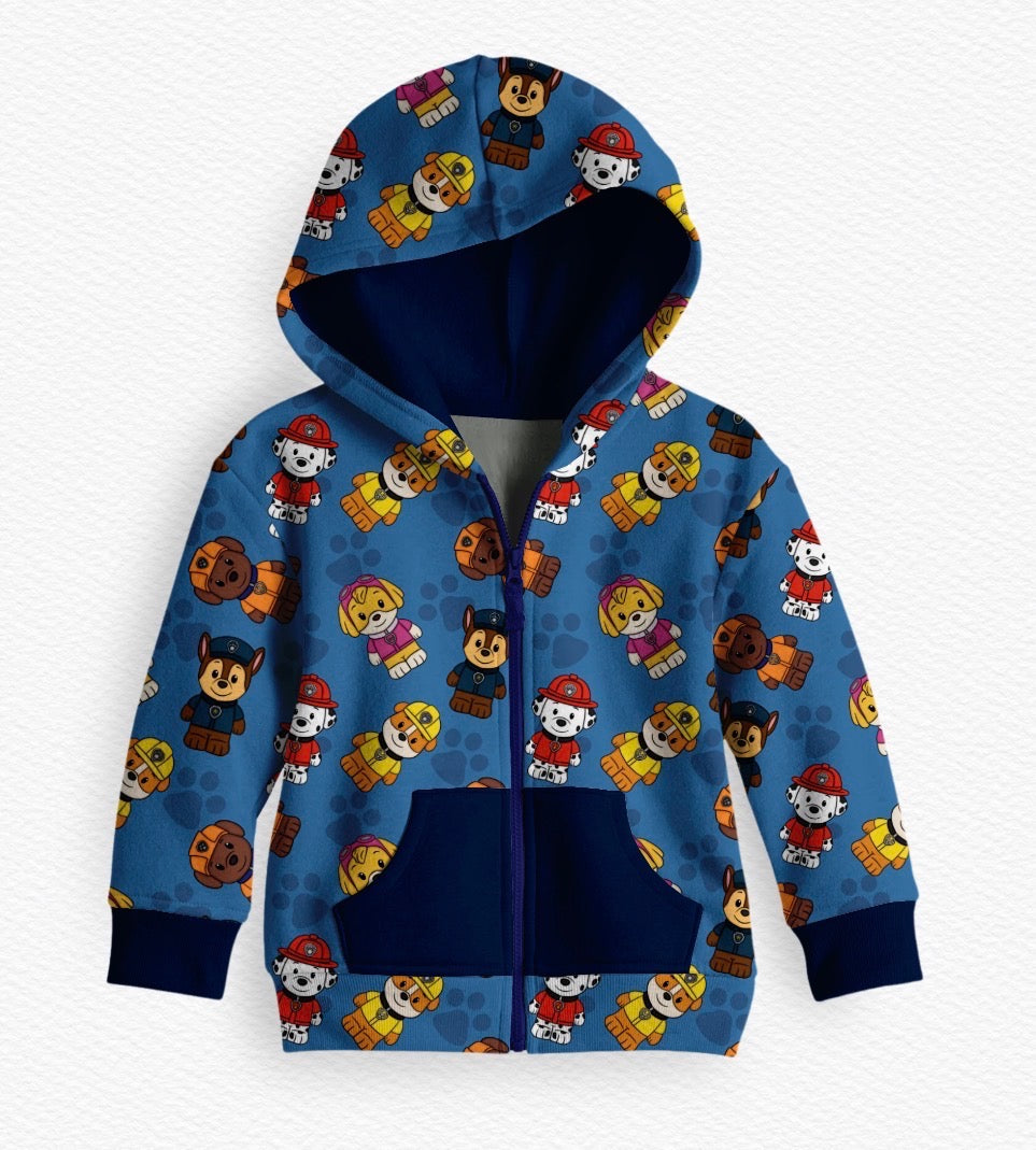 Pup Squad Kids Zip Hoodie- LP Pre-Order