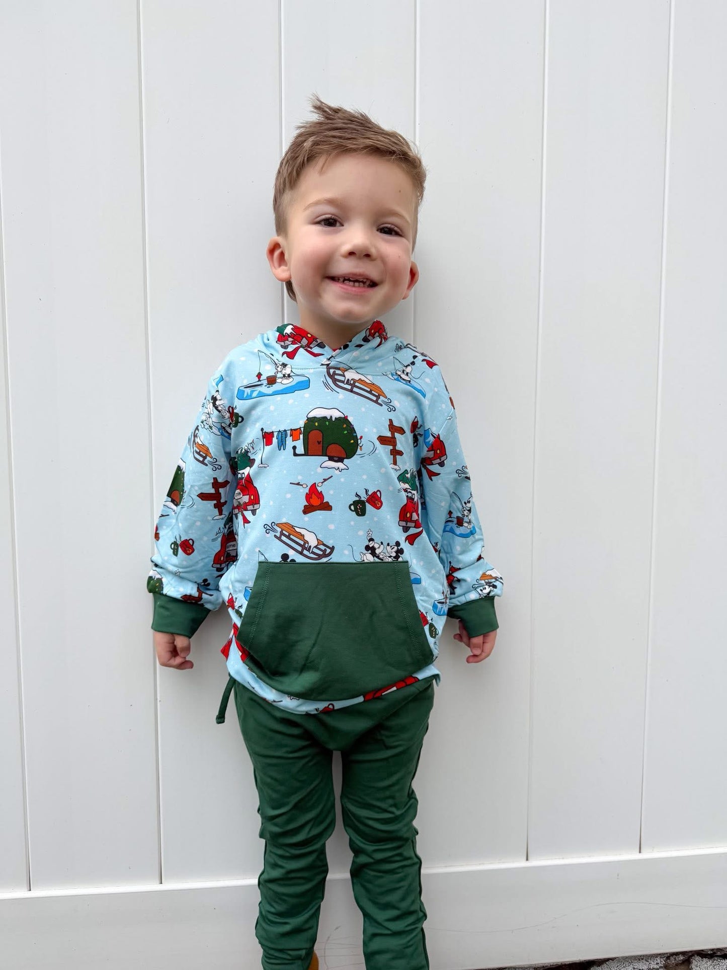 Alpine Mickey Hoodie/Jogger Set- Xmas RTS