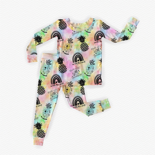 Worth the Wait Long Sleeve/Pant w Fold Over Feet Pj Set- Infertility Pre-Order