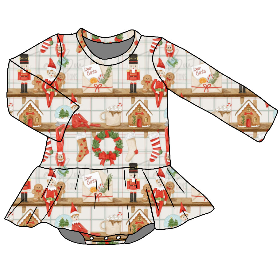 HOLIDAY- Little trickster- pre order- bamboo baby onesie twirl