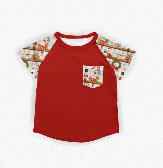 HOLIDAY- Little trickster- pre order- kids bamboo pocket tee