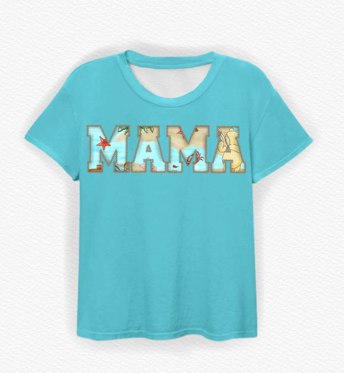 Looking For Sunshine  Mama Embroidered Tee