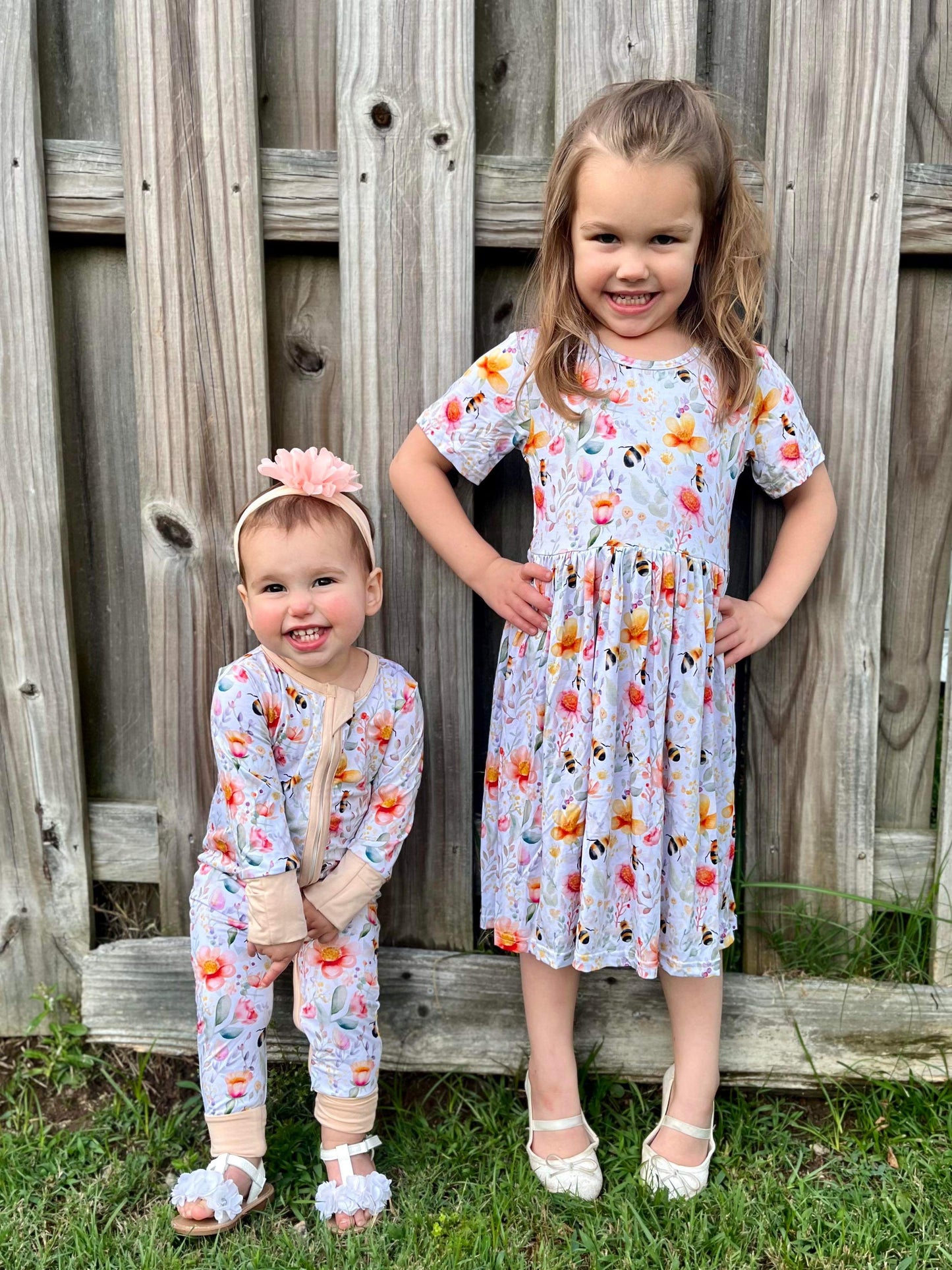 READY TO SHIP- busy bee 🐝 girls dress