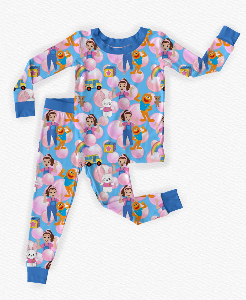 Icky Sticky Long Sleeve/Pant Pj Set- Shows Pre-Order