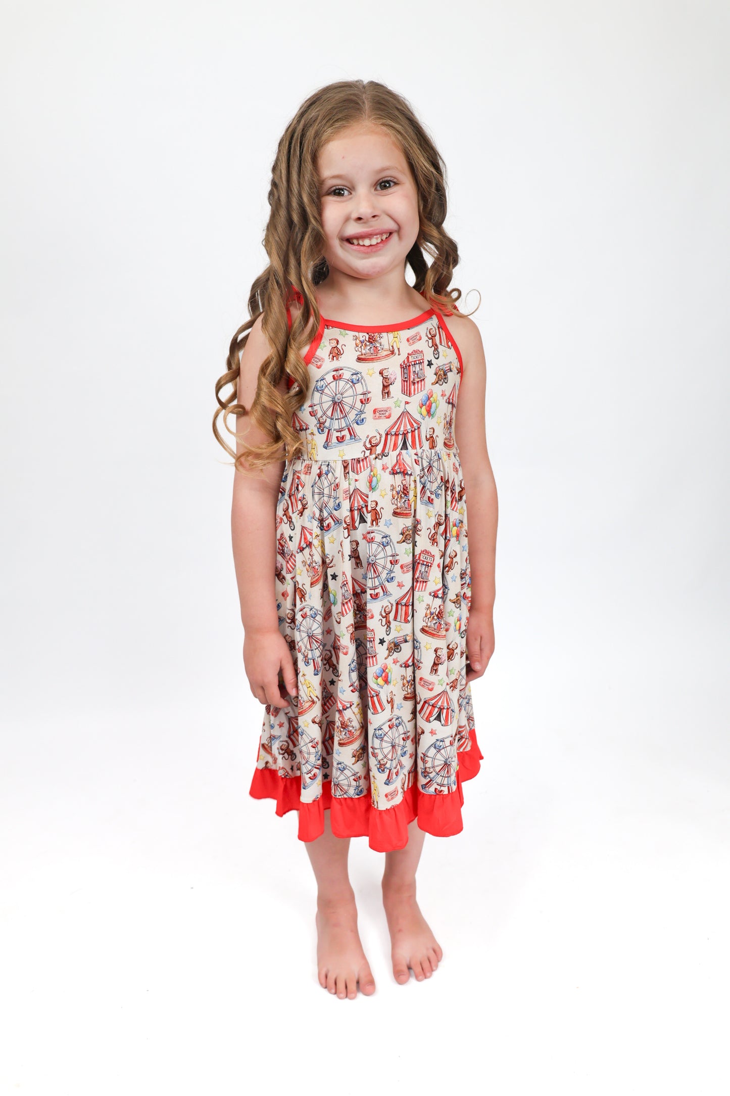Curious Circus Tie Twirl- RTS