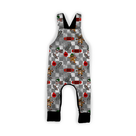 Merry Bromas Kids Overalls- Christmas 26 Pre-Order