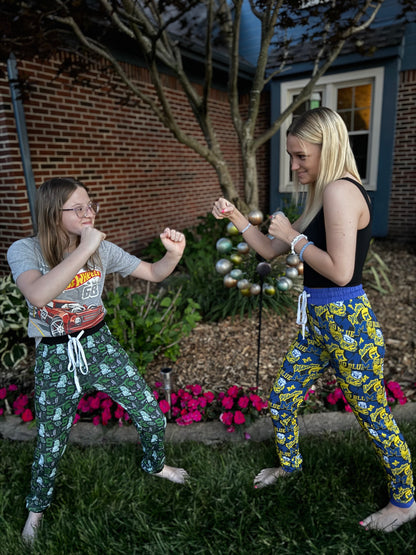 READY TO SHIP- Sparty on, go Green women’s bamboo joggers