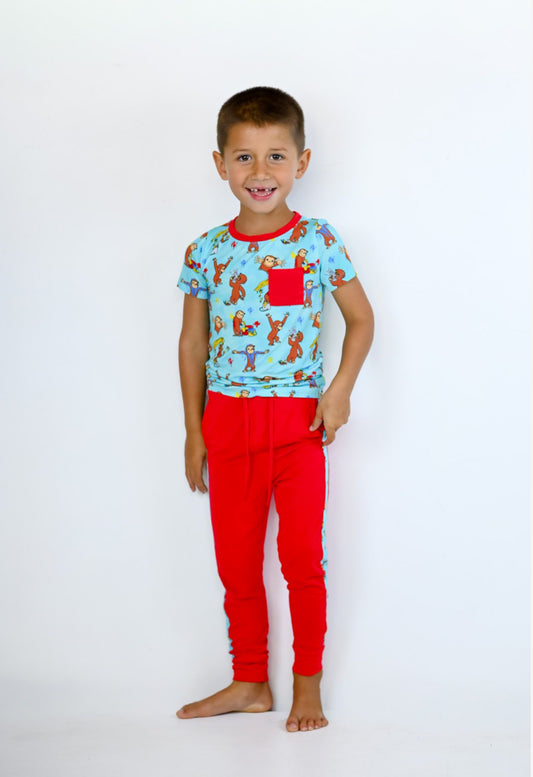 Mischievous Monkey Daywear Set- RTS