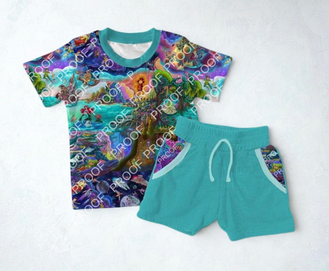 Multiverse Magic Kids Tee & Short Set- RTS