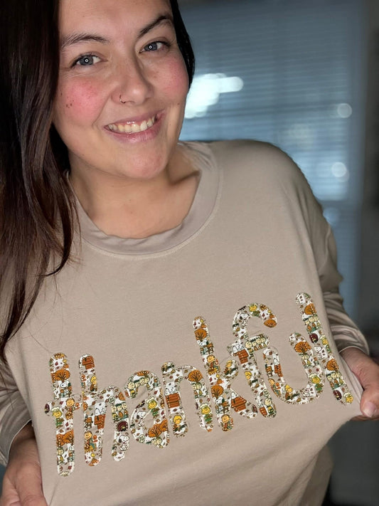 The Great Pumpkin “Thankful” Unisex Crewneck- Give Thanks Pre-Order