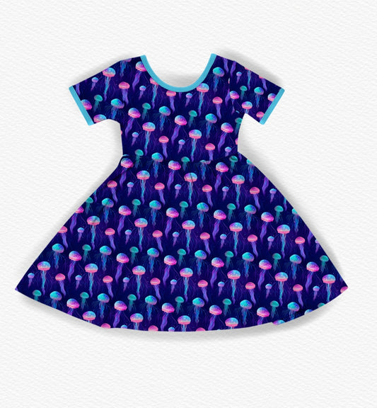 ~So Jelly ~ Girls twirl Bamboo dress