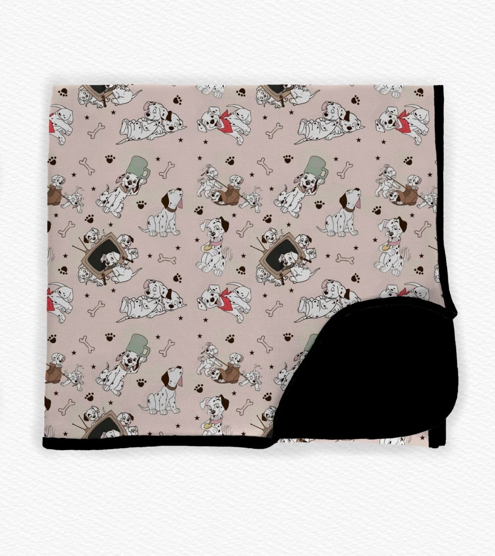 101 Spots Minky Back Blanket- RTS
