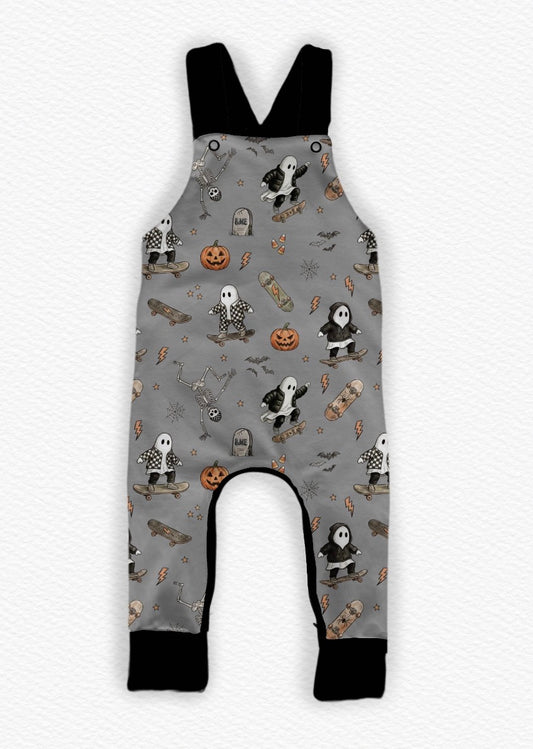 Skater Boo Overalls- Halloween 26 RTS