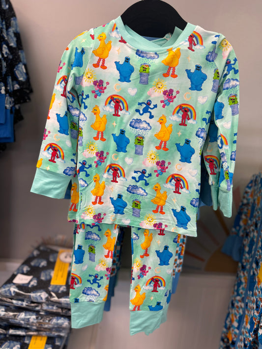 Pajama party “neighborhood friends ”- RTS- 2 piece pj set