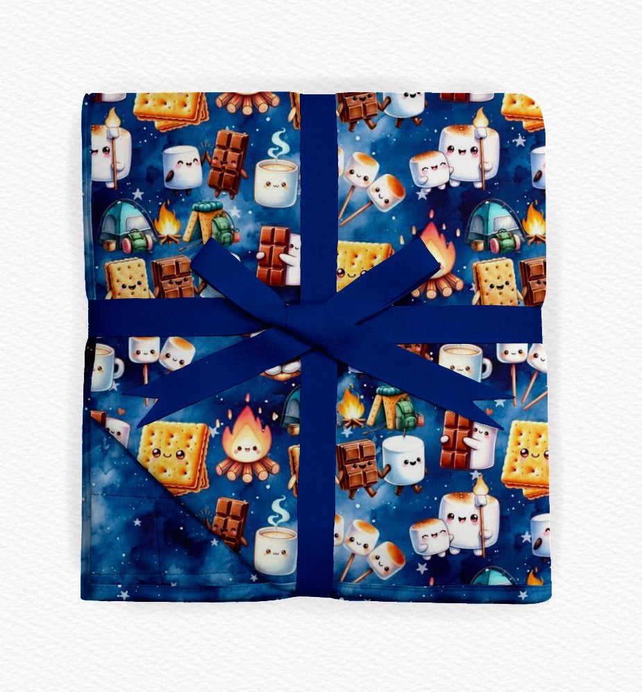 Campfire Treats 60x80 Quilt - S'mores RTS