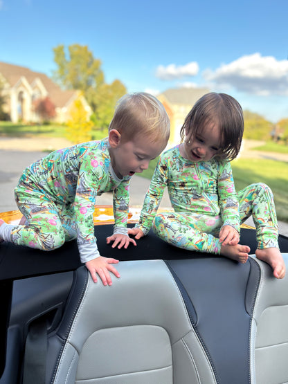 Yellow Brick Road Long Sleeve/Pant Pj Set- RTS