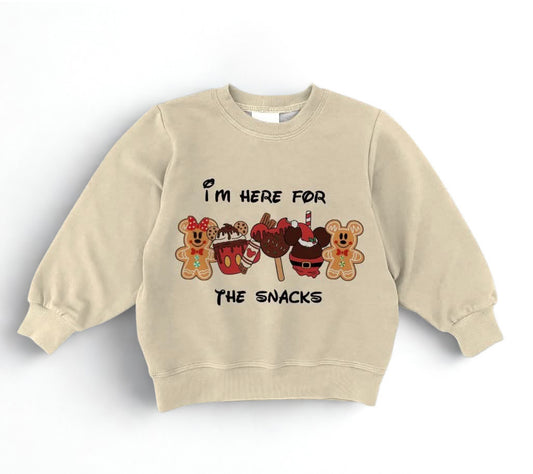 Main Street Munchies Kids Crewneck- Christmas 26 Pre-Order