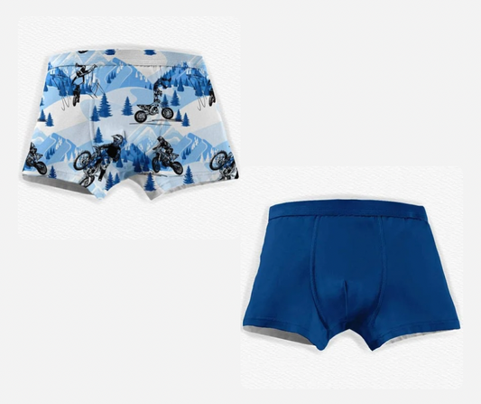Blue Ridge Rider 2pk Boys Boxers- Winter RTS