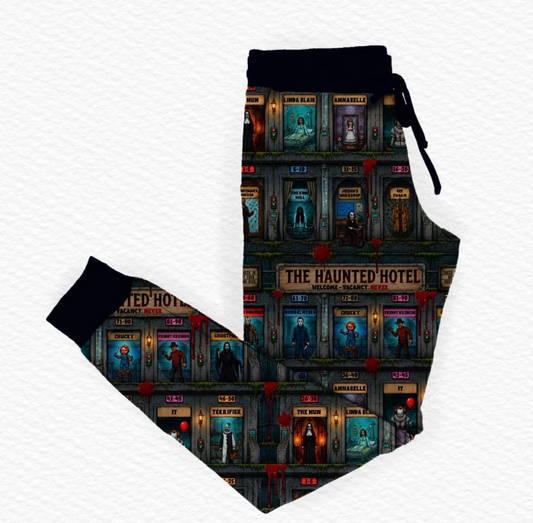 Haunted Hotel Adult Joggers- Pre-Order