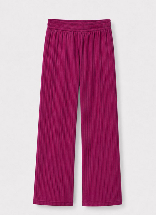 Razzleberry Women's Straight Leg Ribbed Pants - Fall Ribbed - Pre-Order