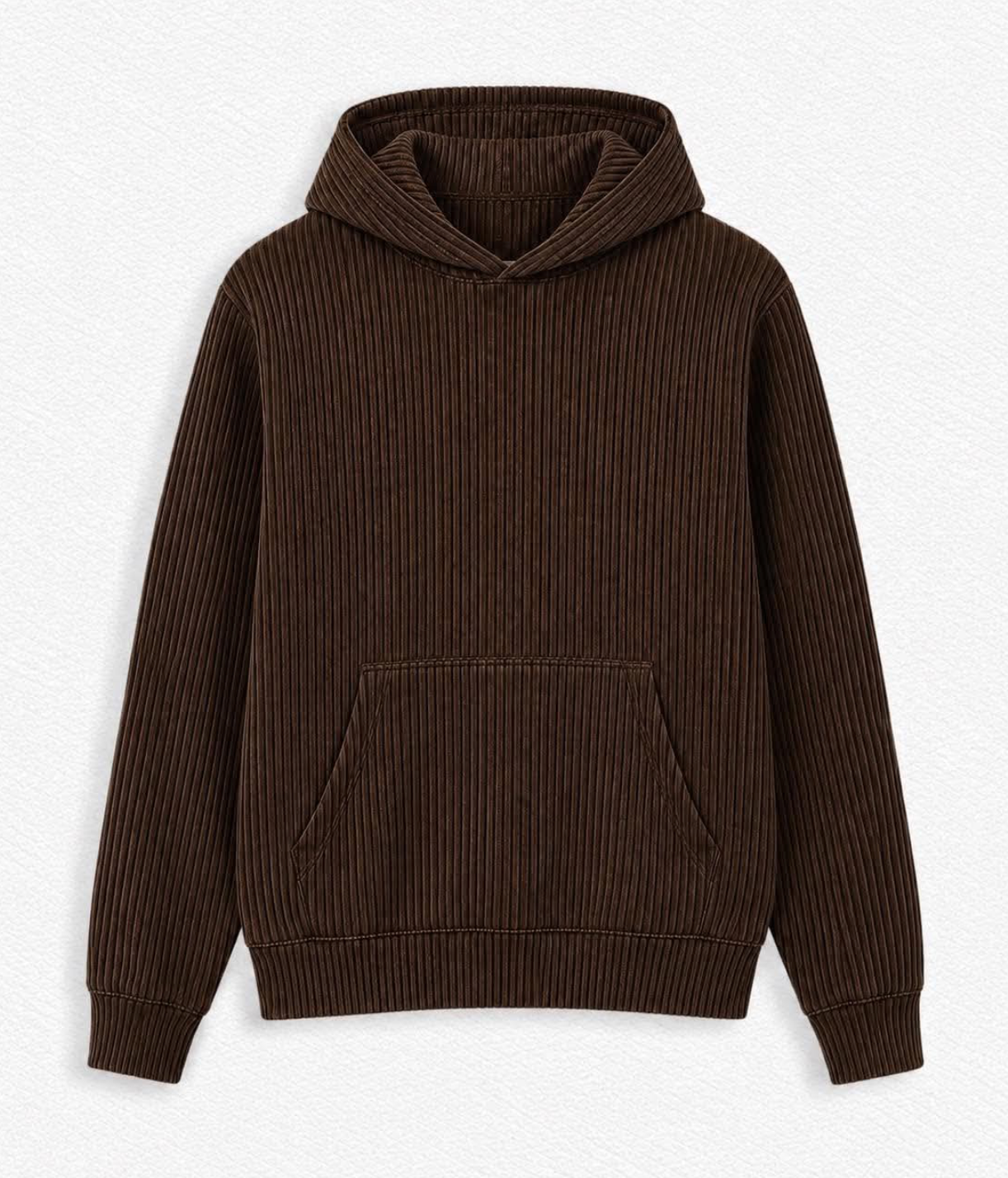 Espresso Adult Ribbed Hoodie  - Fall Ribbed - Pre-Order