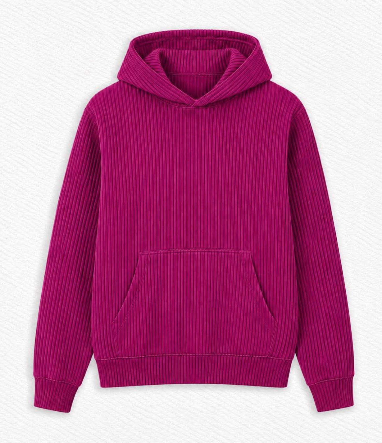 Razzleberry Adult Ribbed Hoodie  - Fall Ribbed - Pre-Order