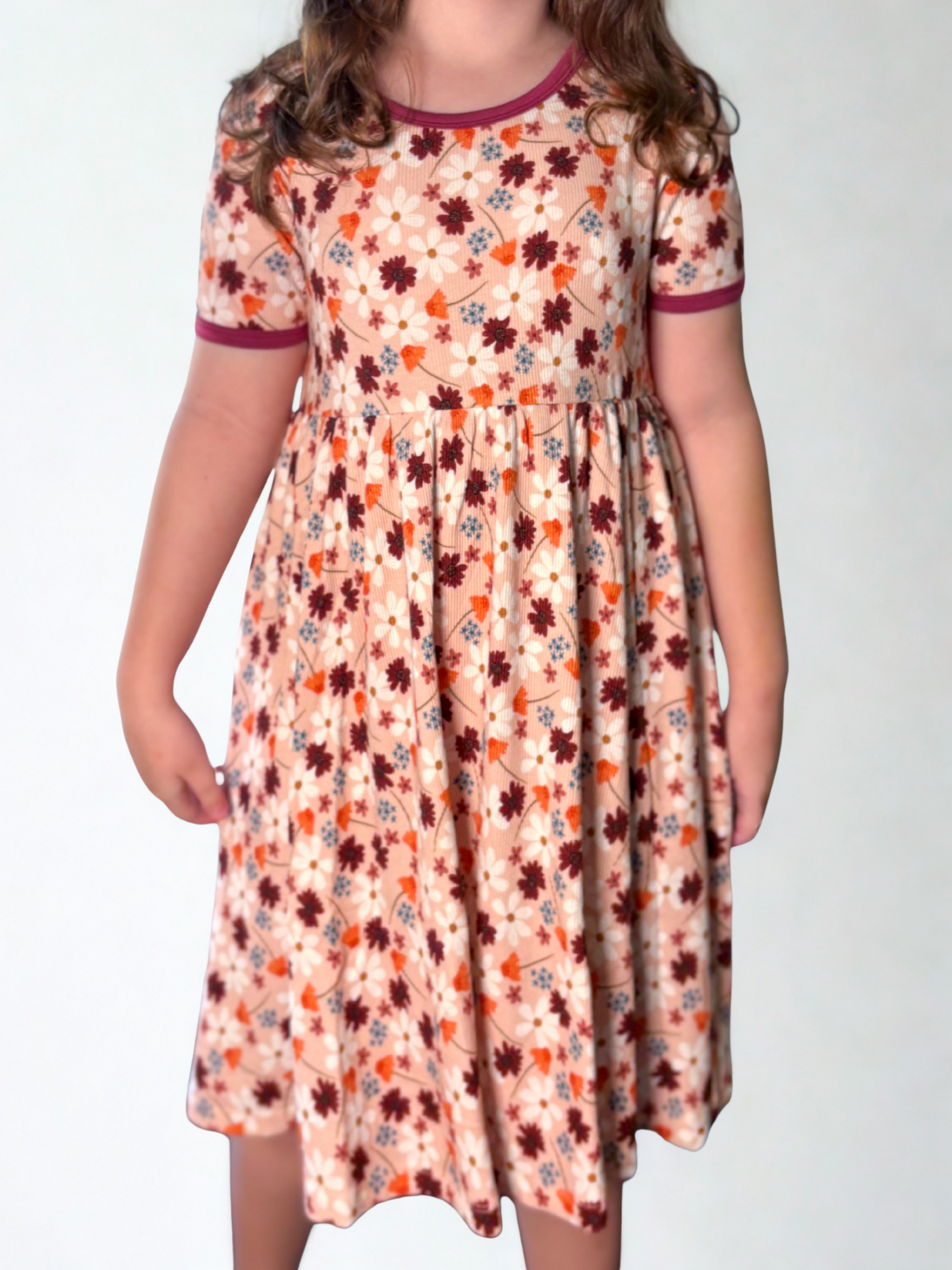 Cozy Posies Ribbed Twirl- Fall RTS