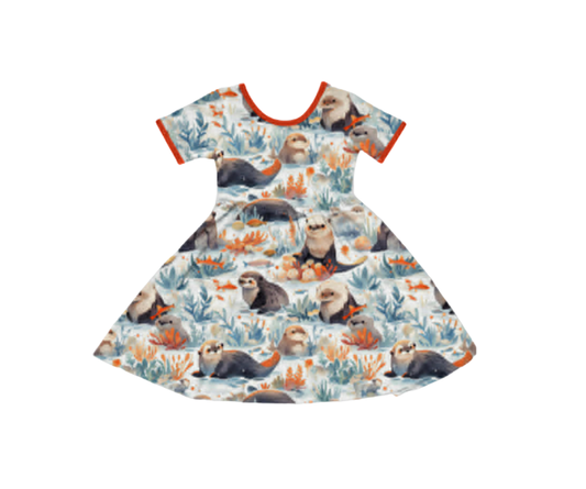 Otterly Wild Twirl Dress- RTS