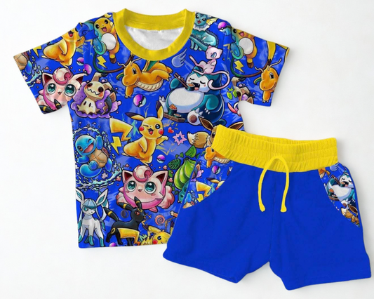 Battle Buddies Tee w/ Short Set- School Pre-Sale